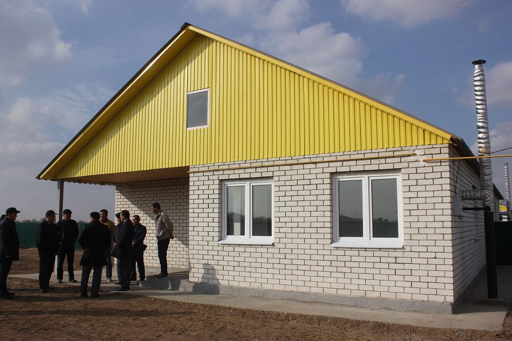Батыс Қазақстан облысының Жәнібек ауылында 40 пәтер пайдалануға берілді