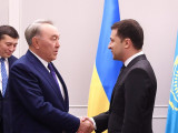 Елбасы Украина Президенті Зеленскиймен кездесті