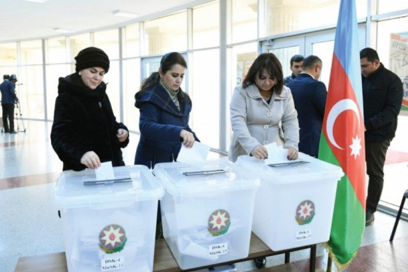 Әзербайжанда Парламент сайлауында дауыс беру аяқталды