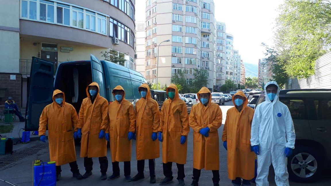 Алматы: Көп қабатты тұрғын үйлер мен алаңдарды залалсыздандыру тәртібі