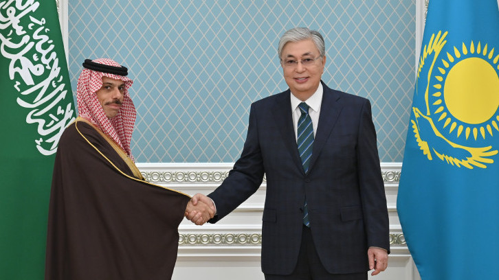 Президент Сауд Арабиясының Сыртқы істер министрін қабылдады