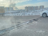 Астанадағы Алаш көпірінің жолы жарылып кетті