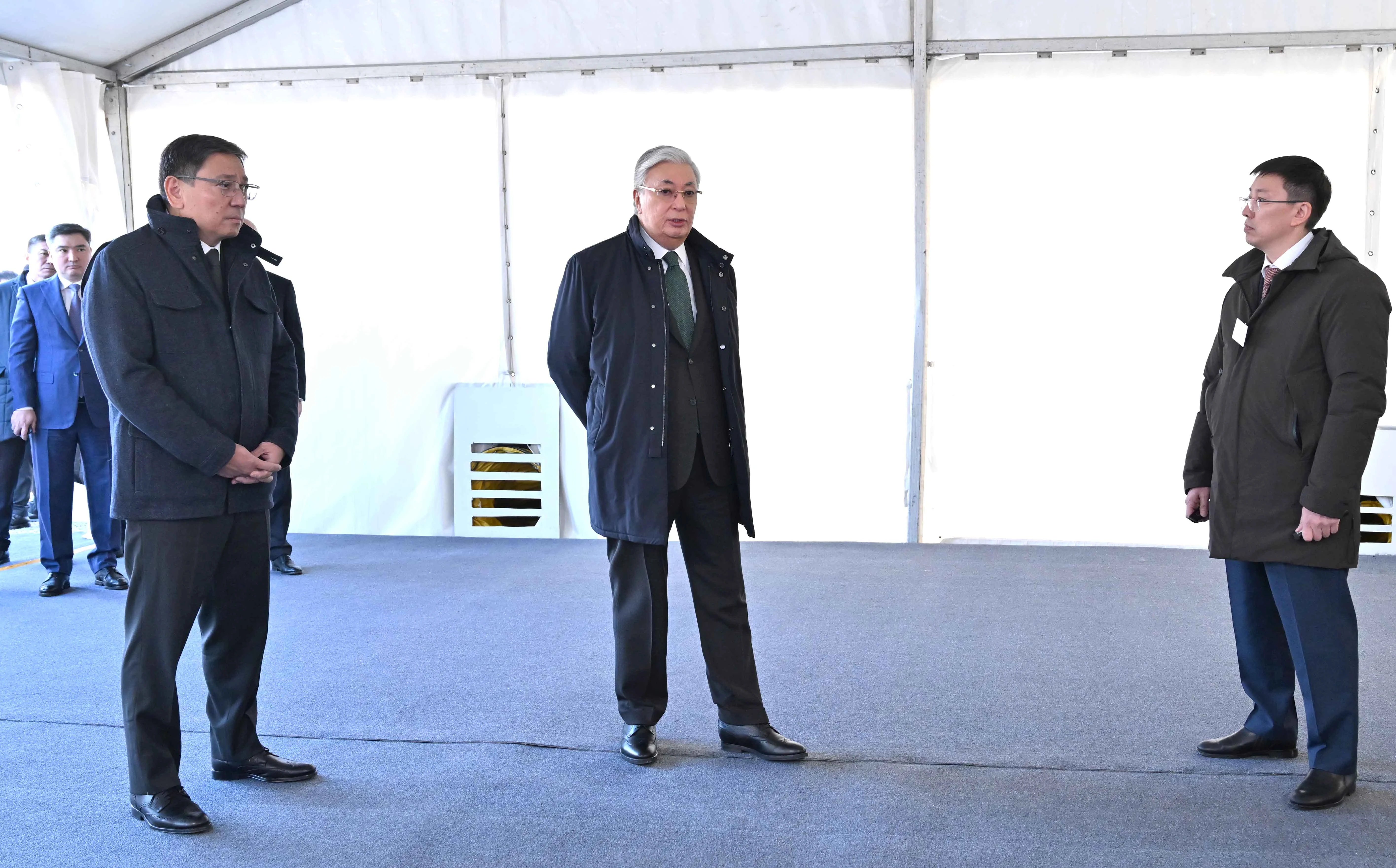 Президент Алматыдағы сумен қамту нысандарының құрылысымен танысты