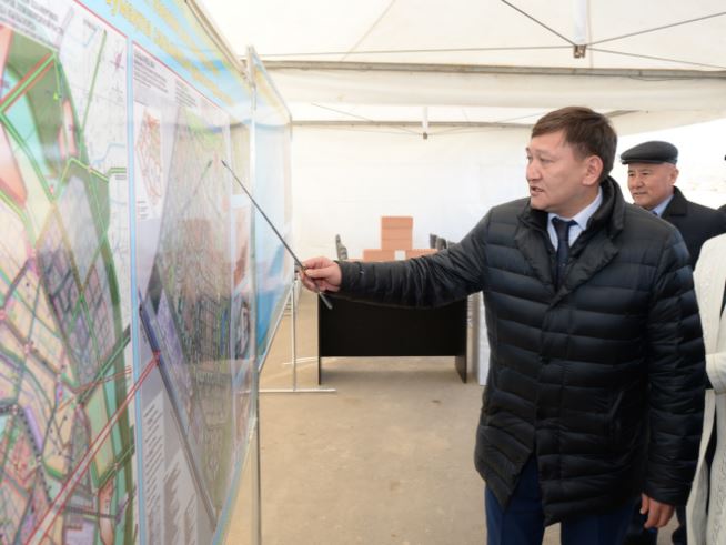 Сырдарияның сол жағалауында жаңа қаланың құрылысы басталды