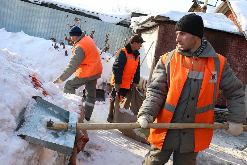 Қар тазалауға атсалысты