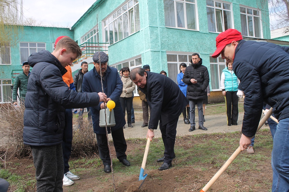 ​Жамбылда жастар сенбілігі өтті