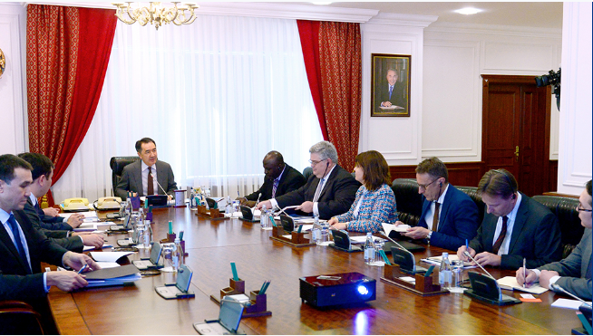 Бақытжан Сағынтаев Дүниежүзілік банк өкілдерімен кездесті