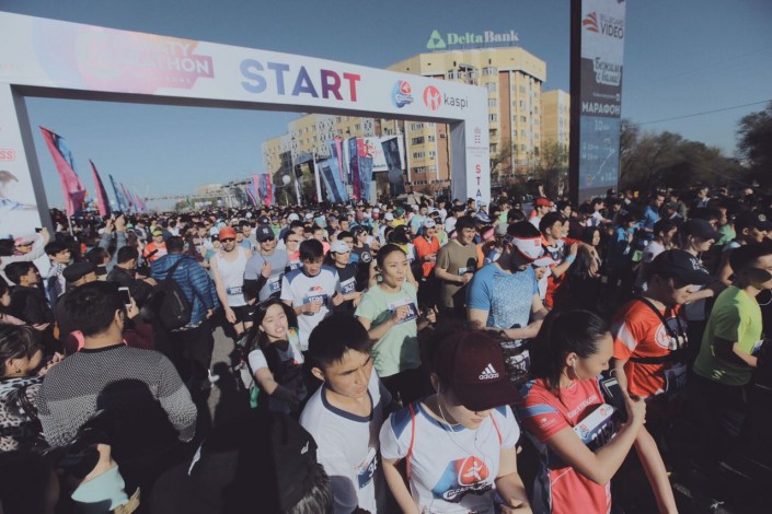 Алматыдағы марафон ауқымын кеңейтіп келеді