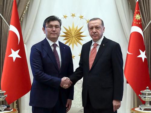 Қазақстан елшісі Түркия Президентіне сенім грамотасын тапсырды