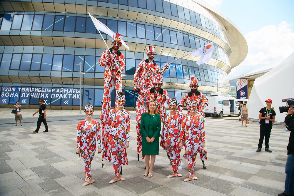 Испандық көше театры EXPO-2017 көрмесінде