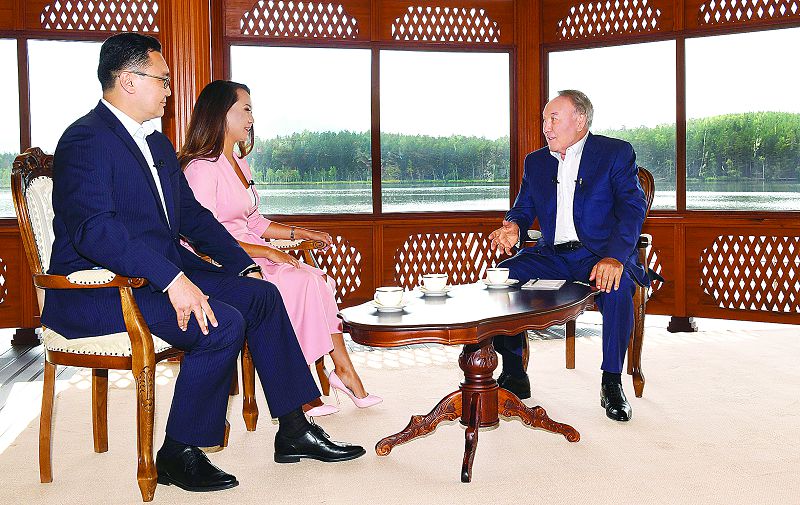 Нұрсұлтан Назарбаев «Хабар» телеарнасына сұхбат берді