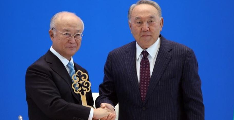 Назарбаев Төмен байытылған уран банкін ашты
