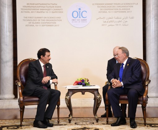 Назарбаев Ислам даму банкінің президентімен кездесті