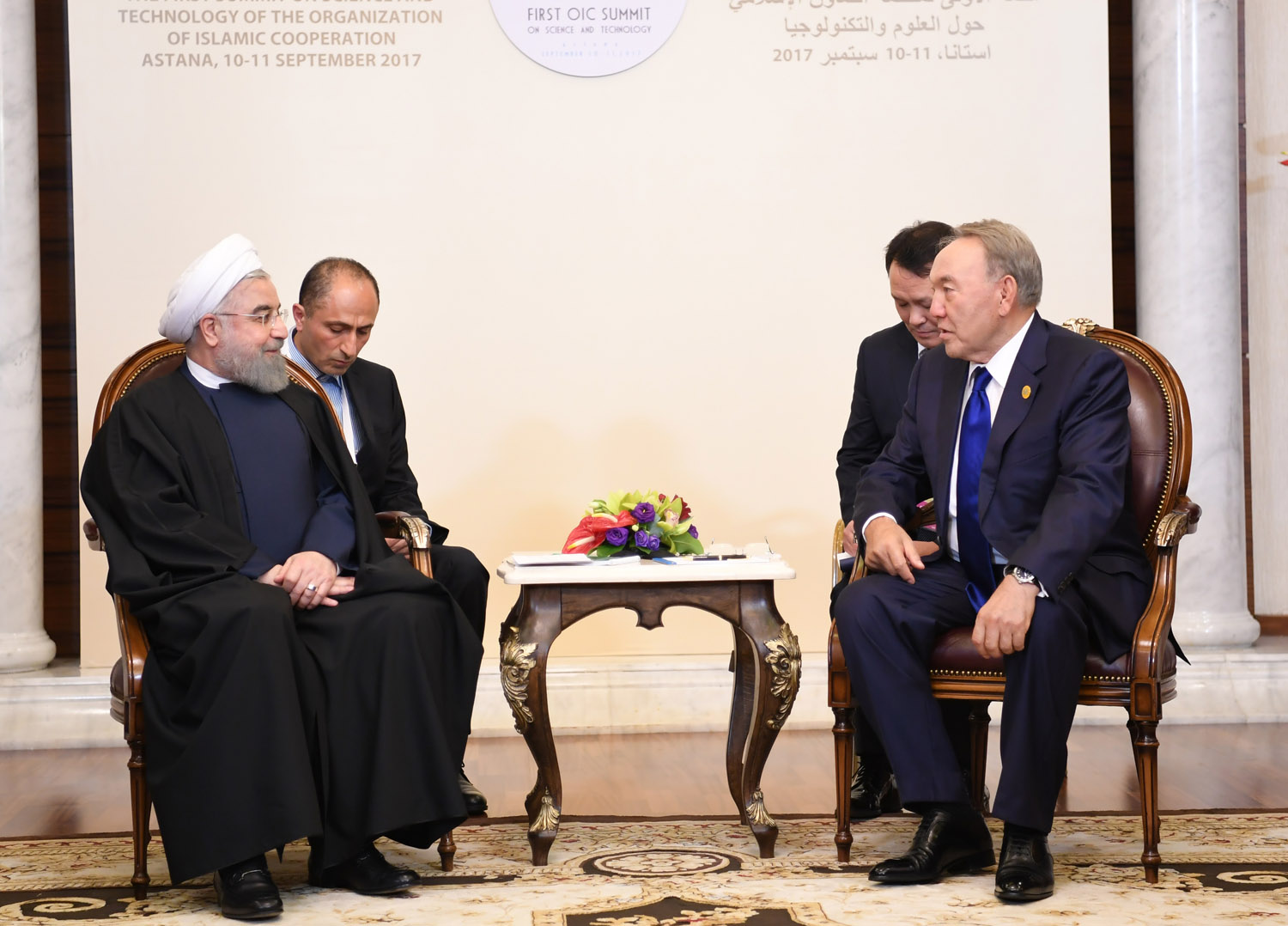 Нұрсұлтан Назарбаев Иран Ислам Республикасының Президенті Хасан Руханимен кездесті