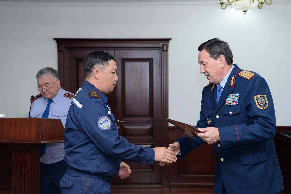 ЭКСПО-2017: Қоғамдық тәртіпке атсалысқан қызметкерлер марапатталды 