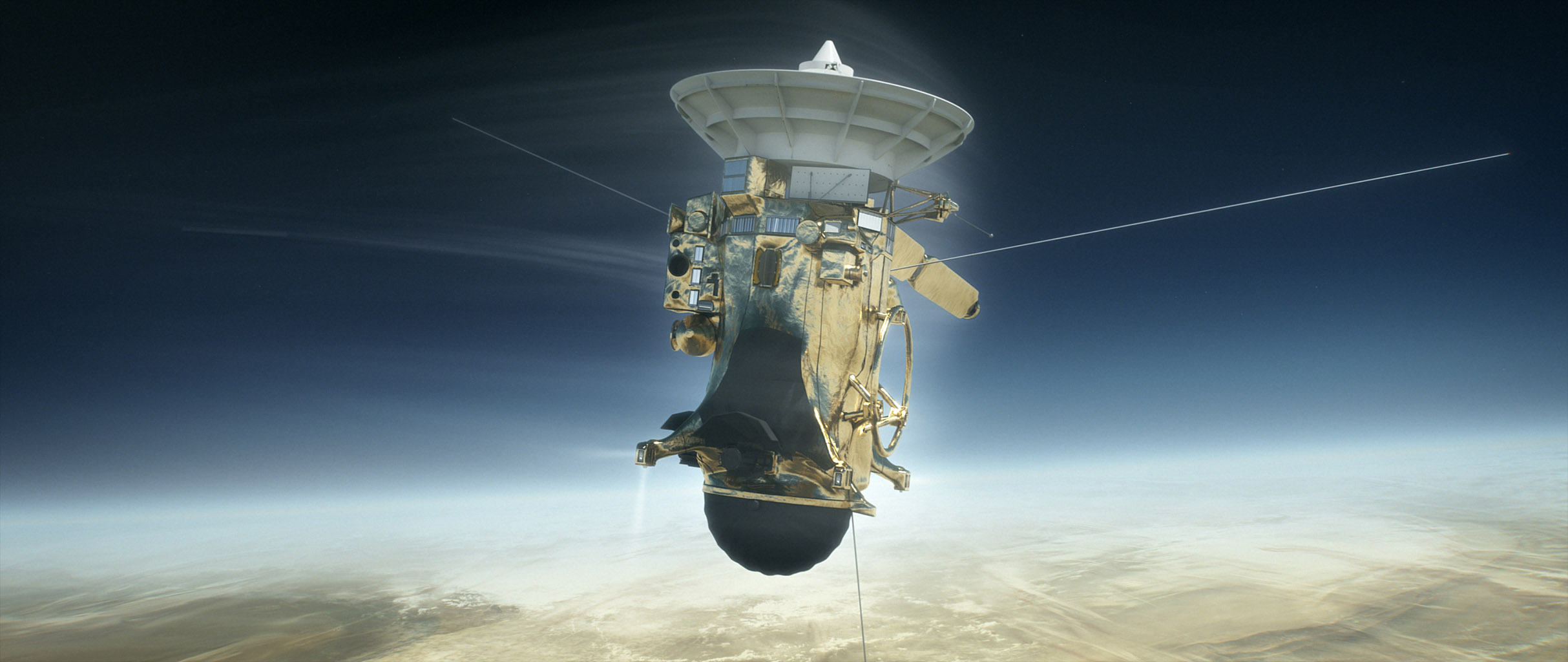 НАСА Сатурнды 13 жыл зерттеген Кассинимен қоштасты