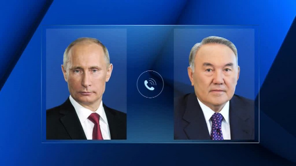 Назарбаев Путинмен телефон арқылы сөйлесті