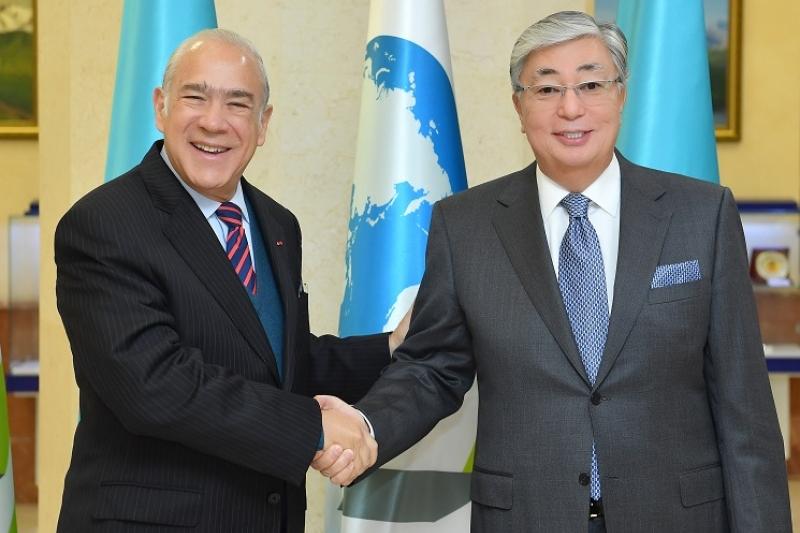 Қасым-Жомарт Тоқаев ЭЫДҰ бас хатшысымен кездесті