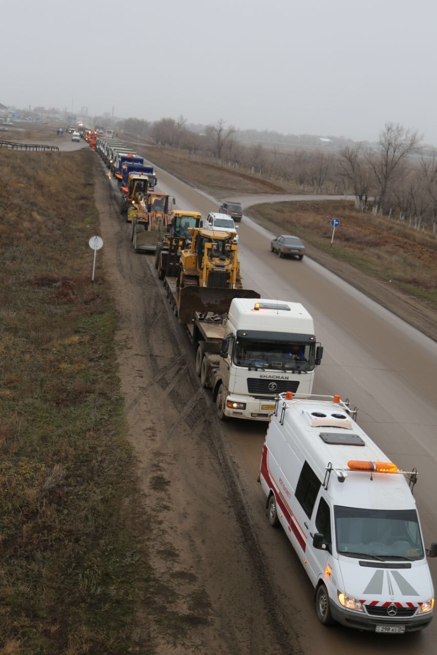 Ақтөбе-Атырау автожолын қалпына келтіру жұмыстары басталды