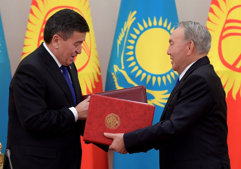 Елбасы Қырғыз Республикасының Президентімен кеңейтілген құрамда келіссөз жүргізді