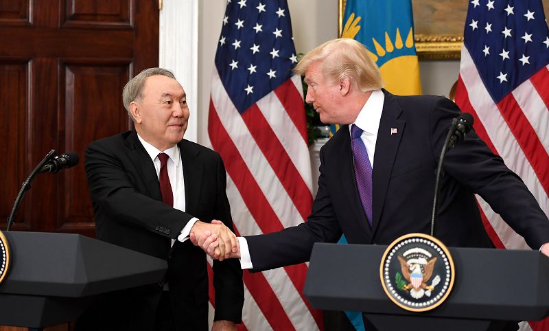 Нұрсұлтан Назарбаев пен Дональд Трамптың кездесуі әлемдік БАҚ назарында 