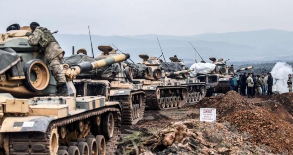 Түркия Сириядағы күрд жасақтарына қарсы әскери операция жүргізуде