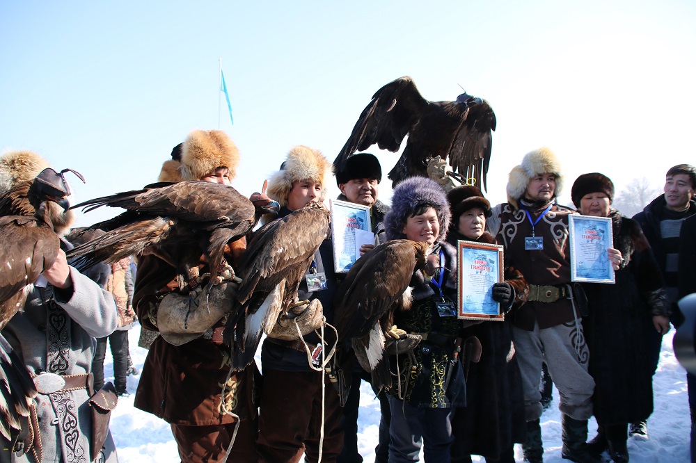 Алматыда құсбегілердің республикалық турнирі өтті