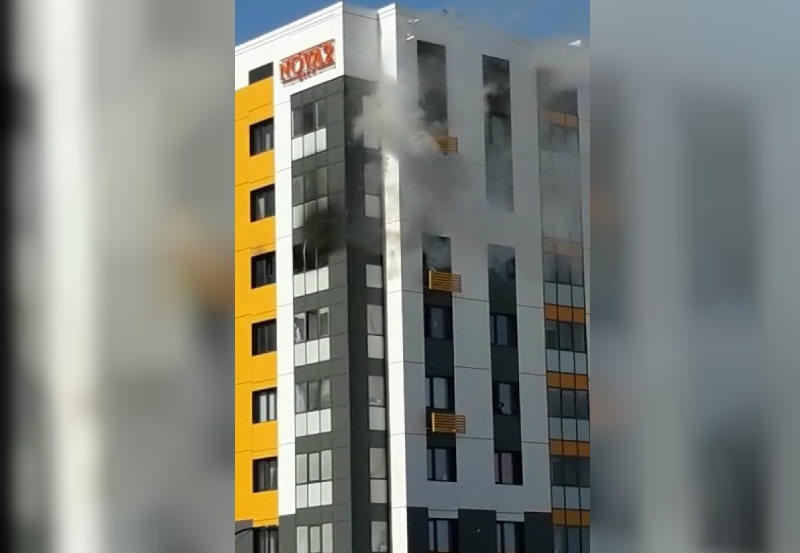 Астанадағы «Nova City» тұрғын үй кешенінен өрт шықты