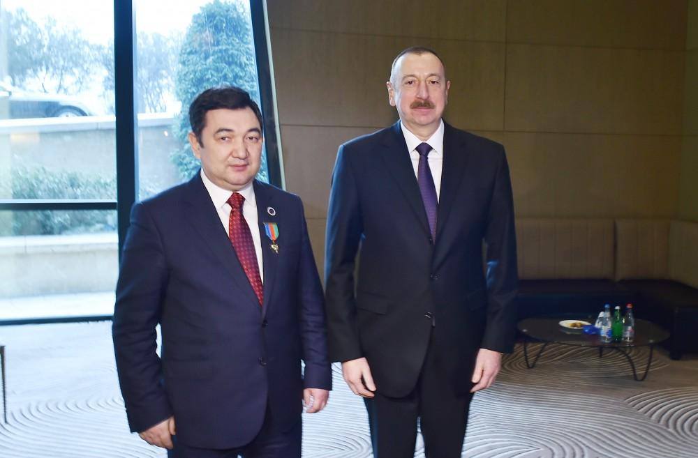 Әзербайжан Президенті Халықаралық Түркі академиясының басшысын қабылдады

