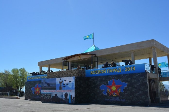 Отан қорғаушы күніне арналған жауынгерлік парад Жамбыл облысында өтеді