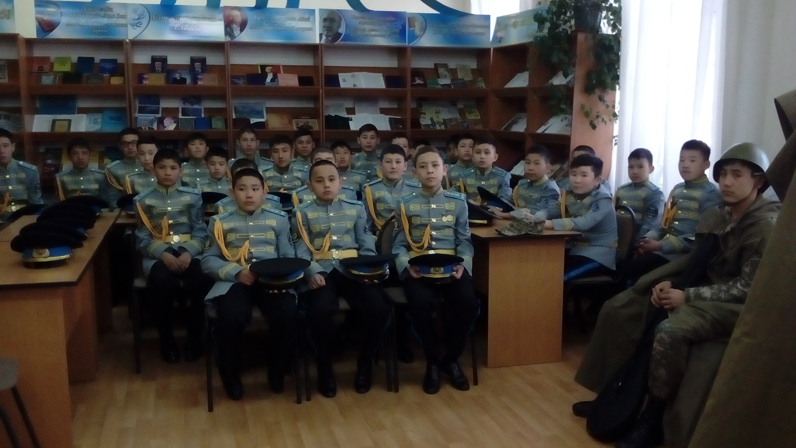 Семейдегі Ш.Уәлиханов атындағы «Жас ұлан» лицейінің курсанттары тарихи сабаққа қатысты