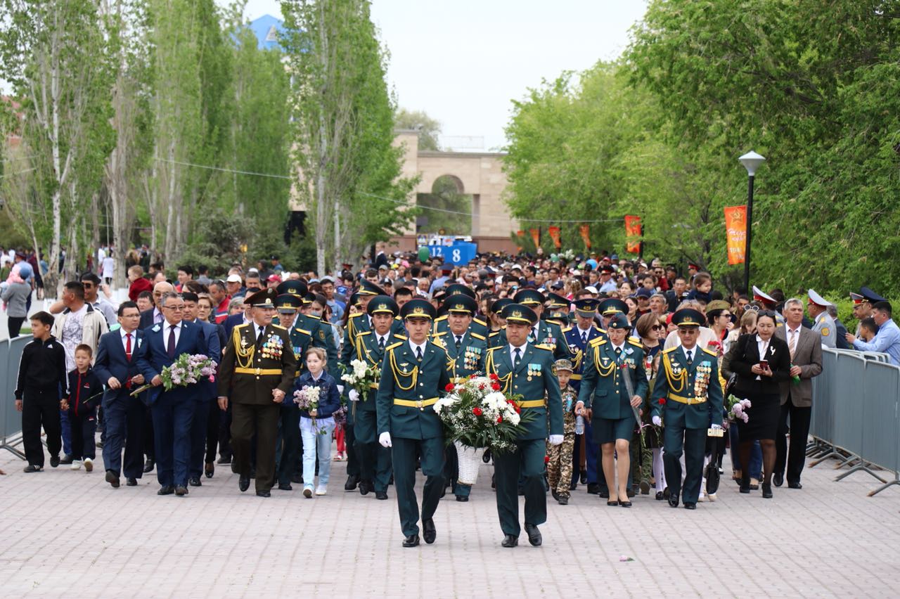 Атырауда екінші дүниежүзілік соғыста қаза тапқандарды құрметпен еске алды