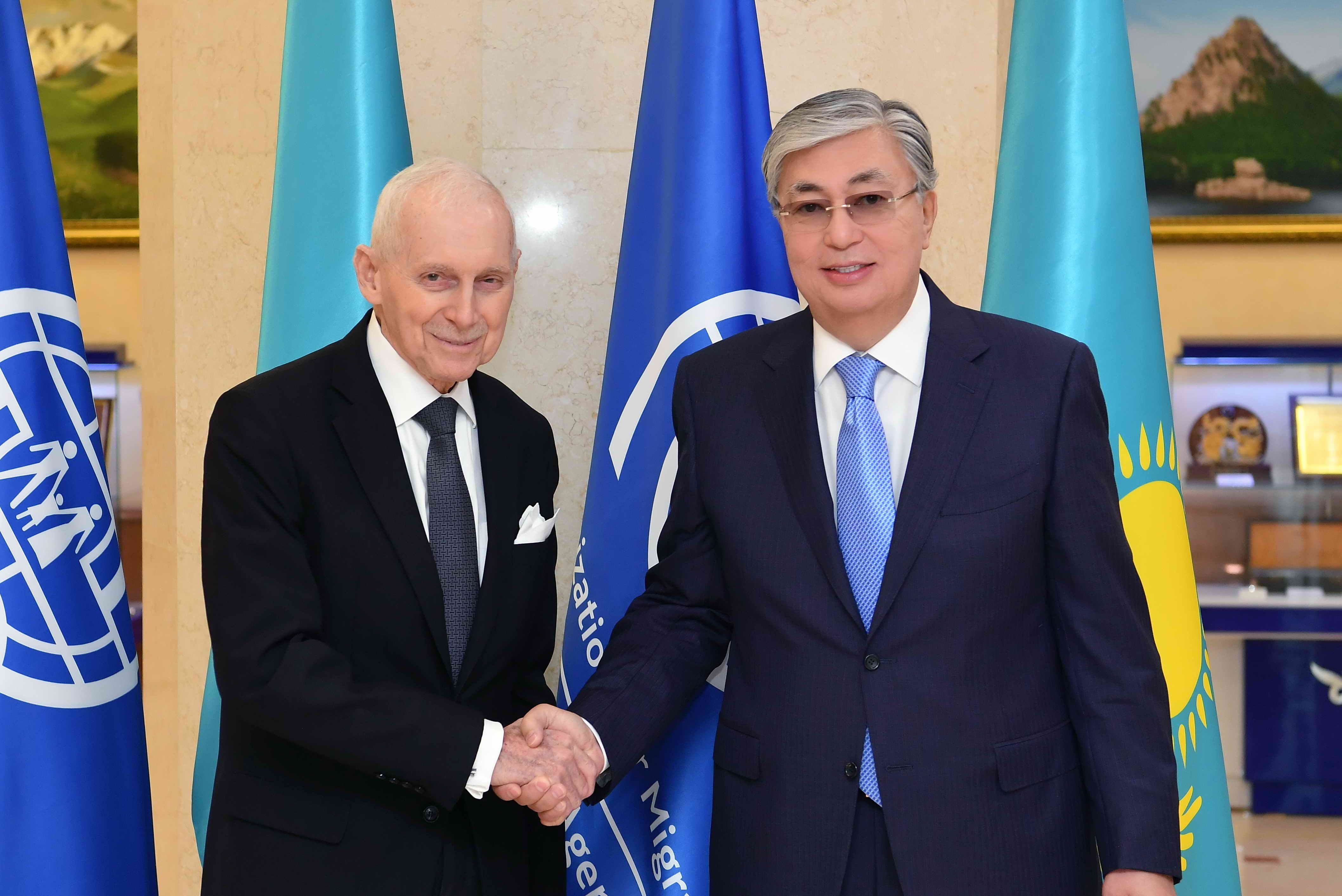 Сенат төрағасы Халықаралық көші-қон ұйымының басшысын қабылдады