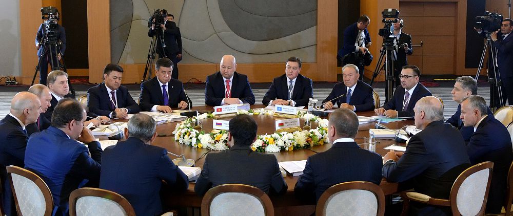 Нұрсұлтан Назарбаев Жоғары Еуразиялық экономикалық кеңестің отырысына қатысты
