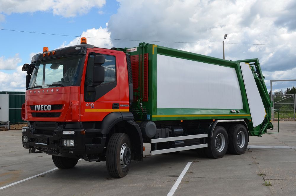 Қоқыс таситын машина шығарылады