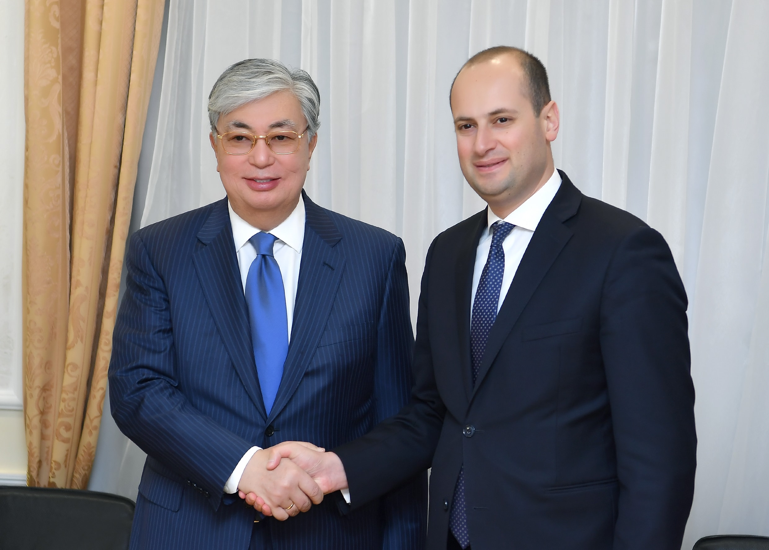 Қ.Тоқаев Грузияның Вице-Премьер-министрі М.Джанелидземен кездесті