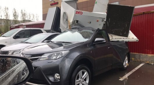 Елордада табиғат апатынан 13 адам жарақат алды