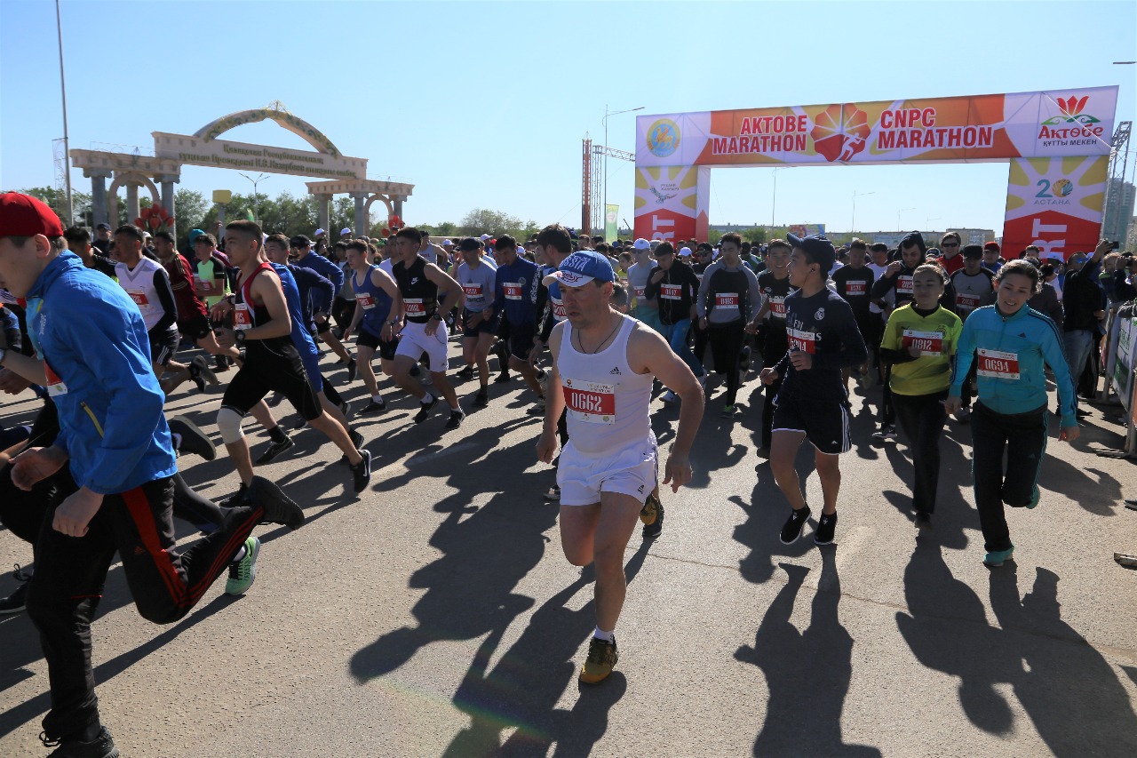 «CNPC-Aktobe Marathon-2018» іс-шарасына 5 мыңнан астам адам қатысты