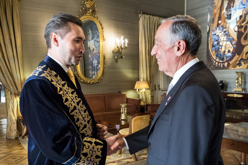 Қазақстан Елшісі Португалия Президентіне сенім грамоталарын тапсырды