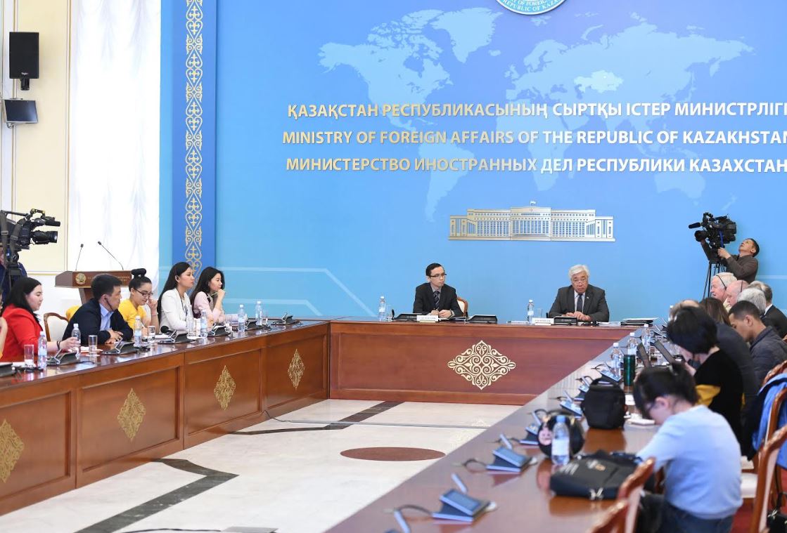 Сыртқы істер министрлігінде Қазақстанның Ұлыбританиядағы Елшісінің брифингі өтті