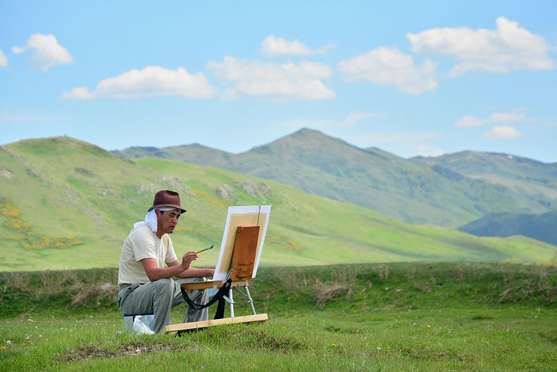 Кенептегі көрікті Алтай