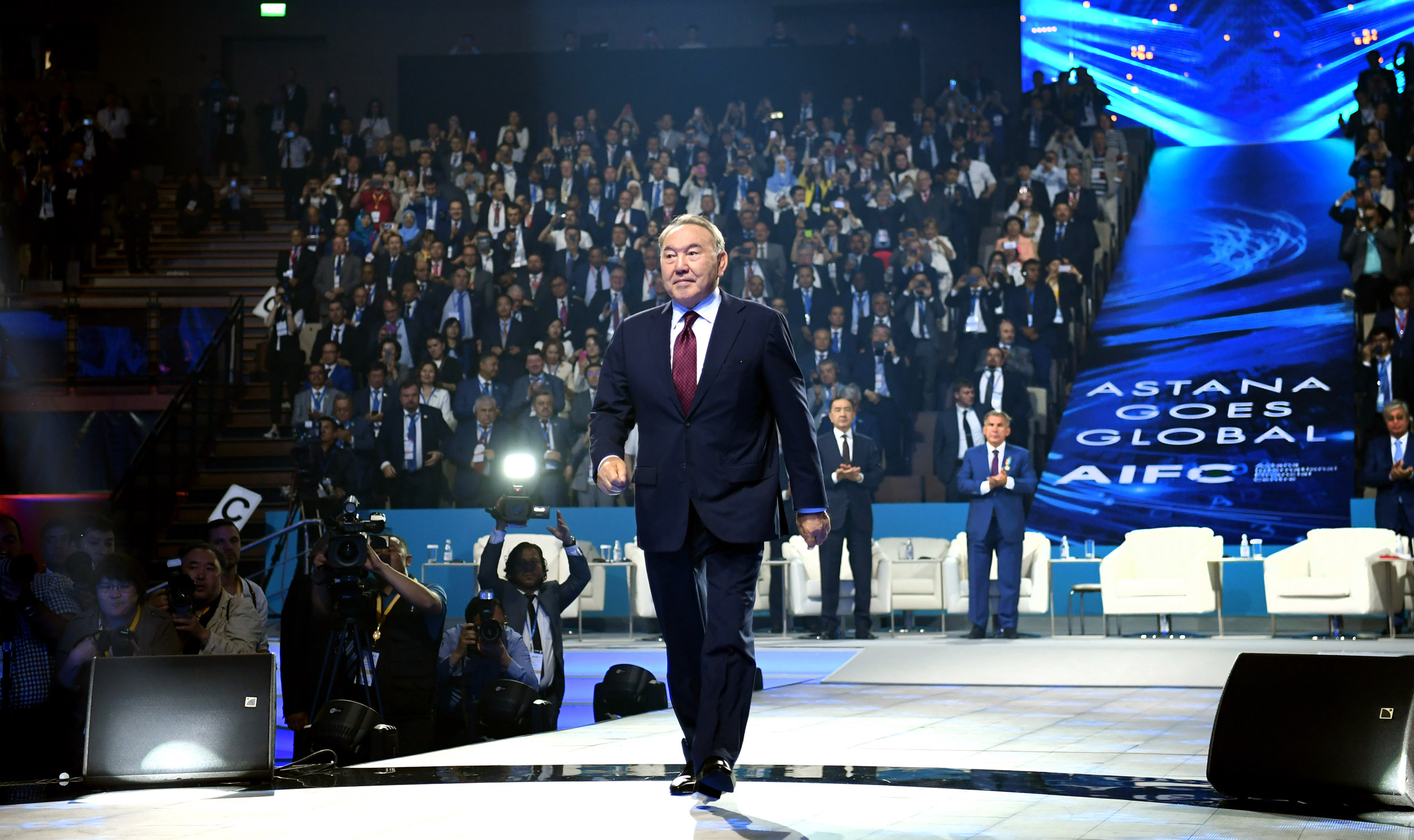 Мемлекет басшысы «Астана» халықаралық қаржы орталығының салтанатты ашылу рәсіміне қатысты