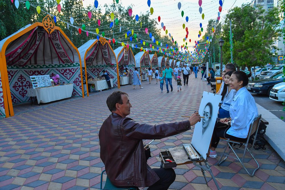 Астана арбатындағы фестиваль