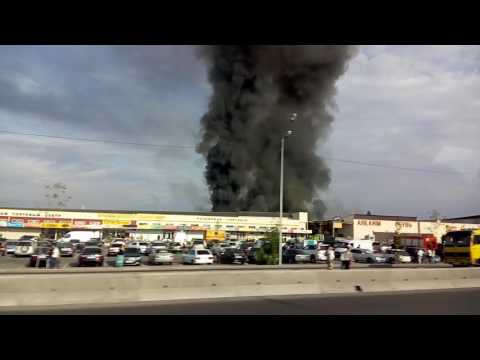 Алматыдағы «барахолка» базарынан өрт шықты