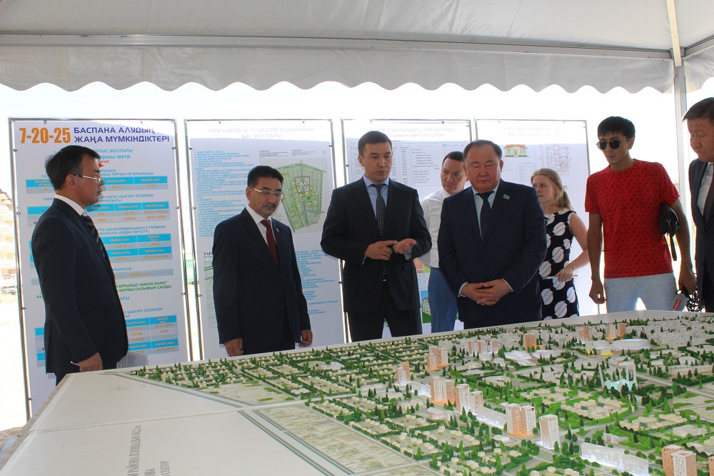 Таразда биыл 800 пәтер тапсырылады