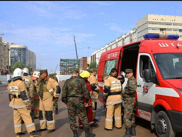 «Әбу-Даби Плазада» өртке қарсы оқу-жаттығу өткізілді