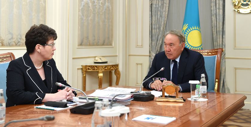Елбасы Есеп комитетінің төрайымы Наталья Годунованы қабылдады