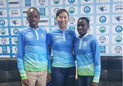 Кенияда жаттығып жүрген қазақ қызы