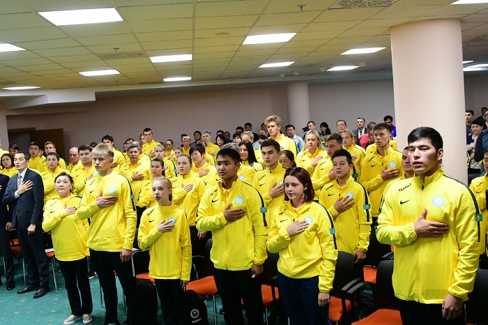 Астанада ІІІ жазғы жасөспірімдер Олимпиадасына шығарып салу рәсімі өтті