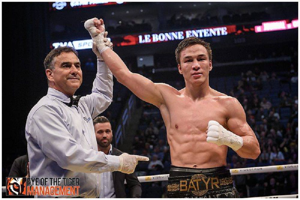 Батыр Жүкембаев Канадалық қарсыласын нокаутқа түсірді